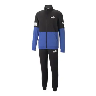 Puma POWER COLORBLOCK SUIT FL Herren Trainingsanzug, schwarz, größe