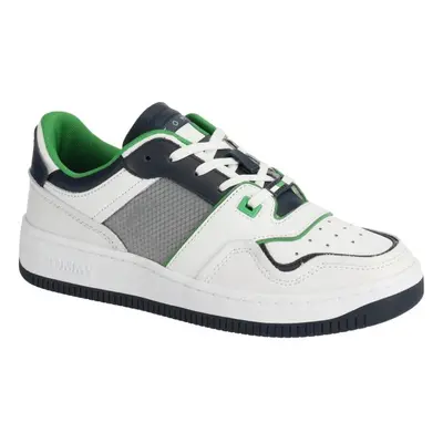 Tommy Hilfiger TOMMY JEANS BASKET MESH Flache Herren Sneaker, weiß, größe