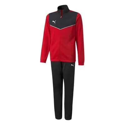 Puma INDIVIDUALRISE TRACKSUIT JR Trainingsanzug für Jungs, rot, größe