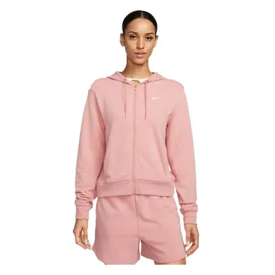 Nike ONE DF FZ HOODIE LBR Damen Sweatshirt, rosa, größe