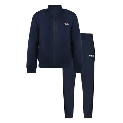 Fila BRUSHED COTTON FLEECE FZ Herren Trainingsanzug, dunkelblau, größe