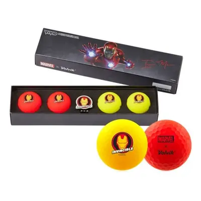 VOLVIK MARVEL IRON MAN 2.0 Golfbälle, farbmix, größe