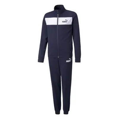 Puma POLY SUIT CL B Kinder Trainingsanzug, dunkelblau, größe