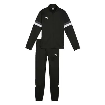 Puma TEAMRISE TRACKSUIT JR Trainingsanzug für Kinder, schwarz, größe