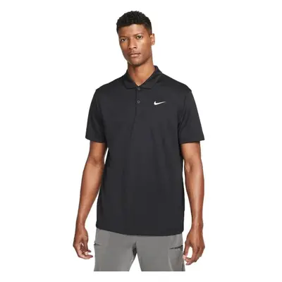 Nike COURT DRI-FIT Herren Poloshirt, schwarz, größe