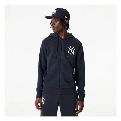 New Era MLB ESSENTIALS FZ HOODY NEYYAN Herren Sweatshirt, dunkelblau, größe