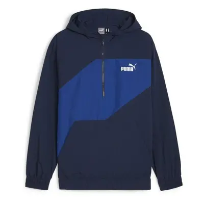 Puma POWER WINDBREAKER 1/2 ZIP Herren-Windjacke, dunkelblau, größe
