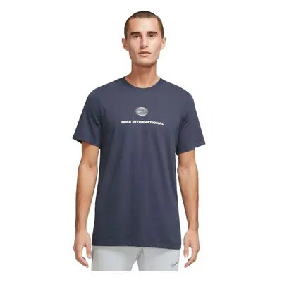 Nike U NK DF TEE RUN DIVISION SU22 Herrenshirt, dunkelblau, größe