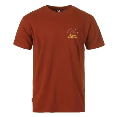 Horsefeathers PEAK EMBLEM T-SHIRT Herrenshirt, rot, größe