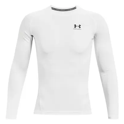 Under Armour HG ARMOUR COMP LS Herrenshirt, weiß, größe