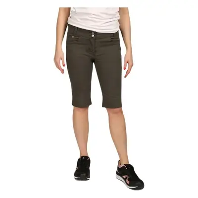 KILPI PARIVA Damen Denimshorts, dunkelgrün, größe