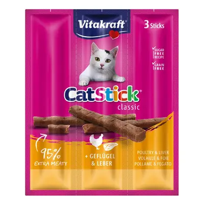 Vitakraft Cat Stick Classic - Geflügel und Leber Sticks