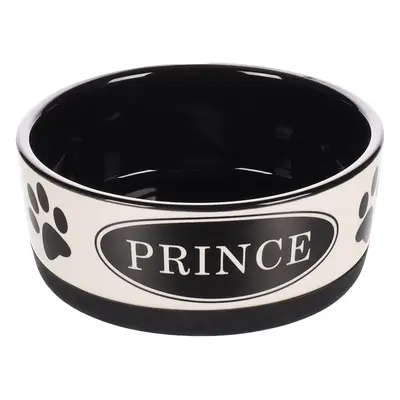 Flamingo Prince Futter- Und Trinknapf Kenzo Rund Weiss & Schwarz ml