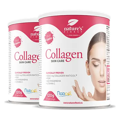 Kollagen Hautpflege | 1+1 Angebot | Bestes Meereskollagen Pulver | Vitamine für Hautelastizität