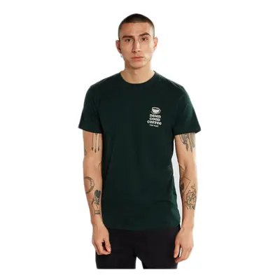 Dedicated T-shirt Stockholm Good Coffee Dark Green