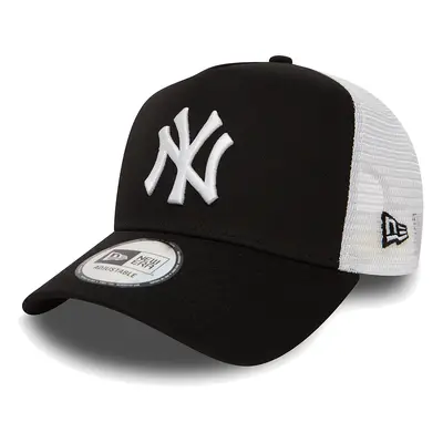 New Era Yankees Clean Black A-Frame Trucker Cap