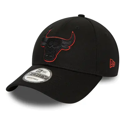 New Era Chicago Bulls Metallic Outline Black 9FORTY Adjustable Cap