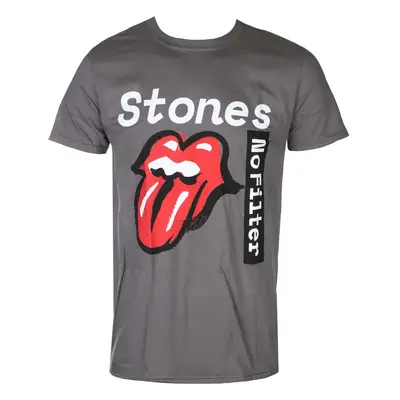 Metal T-Shirt Männer Rolling Stones - No Filter Text - ROCK OFF - RSTS98MC