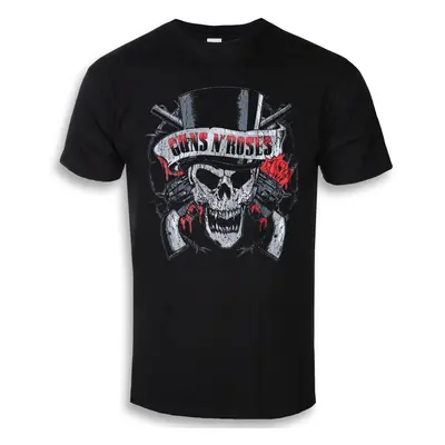 Metal T-Shirt Männer Guns N' Roses - Distressed Skull - ROCK OFF - GNRTS47MB