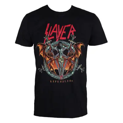 Metal T-Shirt Männer Slayer - Demon Christ Repentless - ROCK OFF - SLAYTEE39MB