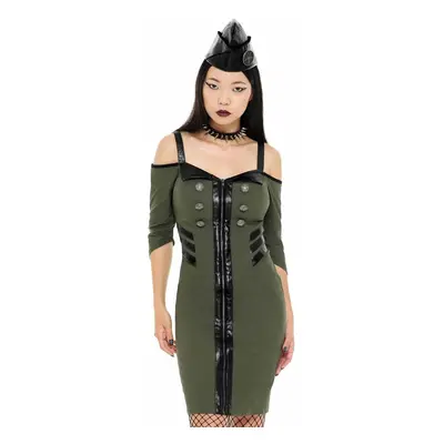 Damenkleid von KILLSTAR - Miss Stardust - KHAKI