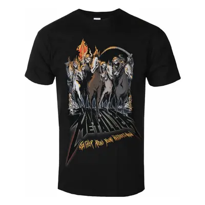 Metal T-Shirt Männer Metallica - 40th Anniversary Horsemen - ROCK OFF - RTMTLTSBHOR METTS53MB