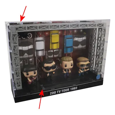 Figuren Set U2 - POP! Moments - Zoo TV Tour - BESCHÄDIGT