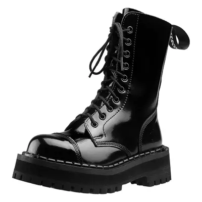 Stiefel ALTERCORE - Veganer Schwarzer Lack