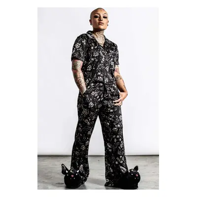 Damen Pyjama (Set) KILLSTAR - No Rest For The Wicked - Schwarz