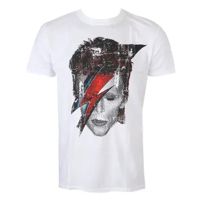 Metal T-Shirt Männer David Bowie - Halftone Flash Face - ROCK OFF - BOWTS17MW