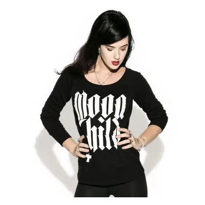 Sweatshirt ohne Kapuze Frauen - Moon Child - BLACK CRAFT - WCN003MD