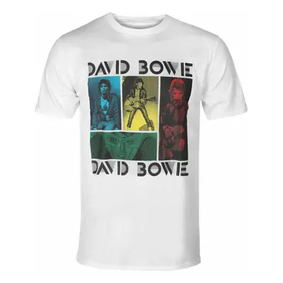 Metal T-Shirt Männer David Bowie - Mick Rock Photo Collage - ROCK OFF - BOWPTS03MW