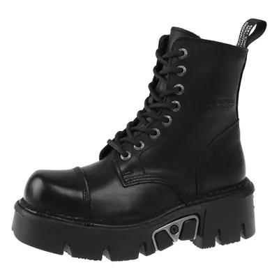 Lederschuhe Unisex - CRUST NEGRO - NEW ROCK - M.NEWMIILI083-S19