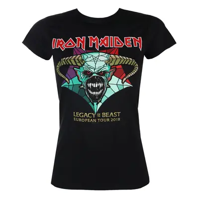 Metal T-Shirt Frauen Iron Maiden - Legacy of the Beast European Tour - ROCK OFF - IMTEE72LB