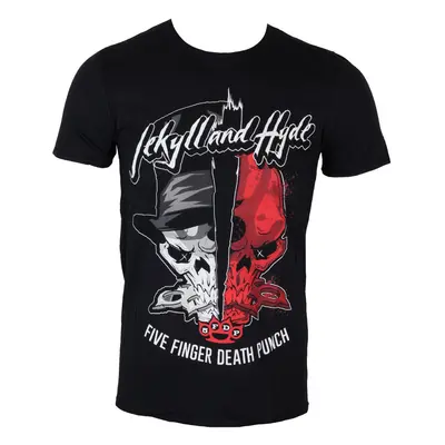 Metal T-Shirt Männer Five Finger Death Punch - Jekyll & Hyde - ROCK OFF - FFDPTS1212MB