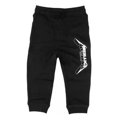 Kinderhose (Jogginghose) Metallica - (Logo) - Schwarz - Weiß