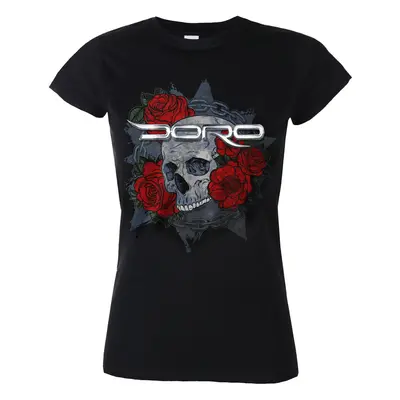 Metal T-Shirt Frauen Doro - Skull & Roses - ART WORX