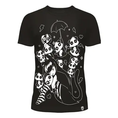 T-Shirt Frauen - MISS PANDA - KILLER PANDA - POI1389