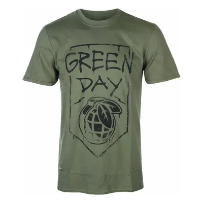 Metal T-Shirt Männer Green Day - Organic Grenade - ROCK OFF - GDTS31MMG