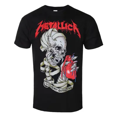 Metal T-Shirt Männer Metallica - Heart Explosive - ROCK OFF - METTS37MB PHDMTLTSBHEART