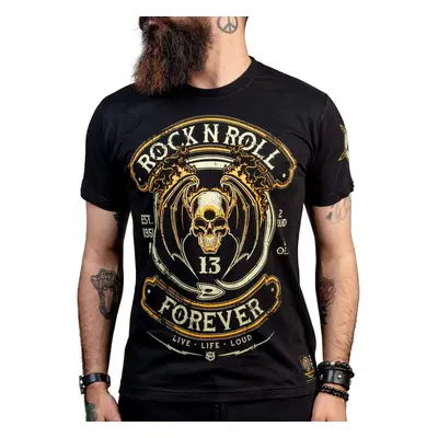 Hardcore T-Shirt Männer - Rock N Roll Forever - WORNSTAR - WSTM-RNR4VR