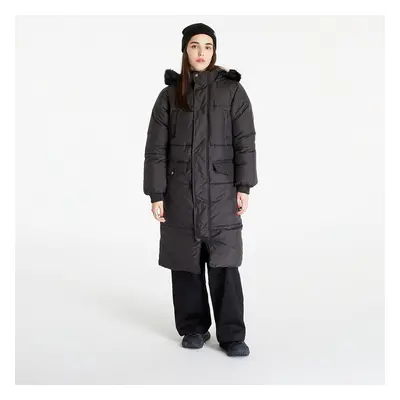 Jacke Urban Classics Ladies Oversize Faux Fur Puffer Coat Black/ Black