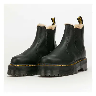 Sneakers Dr. Martens Quad Fur Lined Platform Chelsea Boots Black Pisa EUR