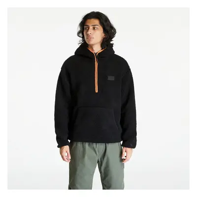 Sweatshirt Calvin Klein Jeans Sherpa Half-Zip Hoodie Black