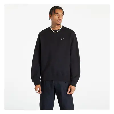 Sweatshirt Nike Solo Swoosh Men's Fleece Crew Black/ White