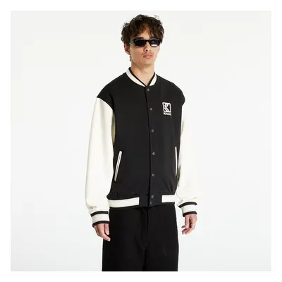 Jacke Karl Kani Og Fleece College Jacket Black/ Off White