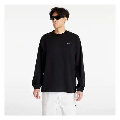 T-shirt Nike Solo Swoosh Unisex Long-Sleeve Top Black/ White