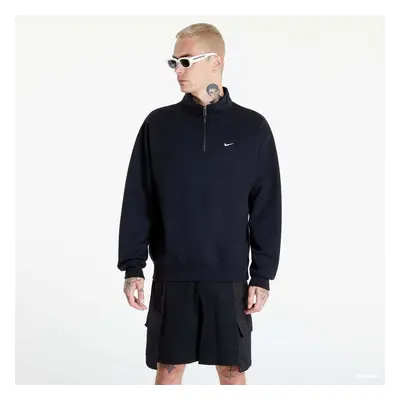 Sweatshirt Nike Solo Swoosh Men's 1/4-Zip Top Black/ White