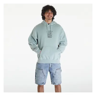 Sweatshirt Vans Crash Stack Loose Pullover Hoodie Iceberg Green