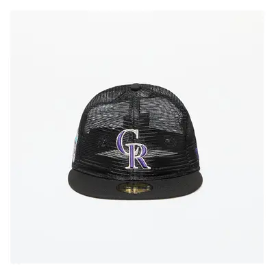 Cap New Era Colorado Rockies Mesh Patch 59FIFTY Fitted Cap Black